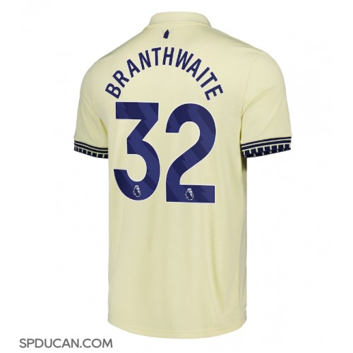Muški Nogometni Dres Everton Jarrad Branthwaite #32 Gostujuci 2025-26 Kratak Rukav